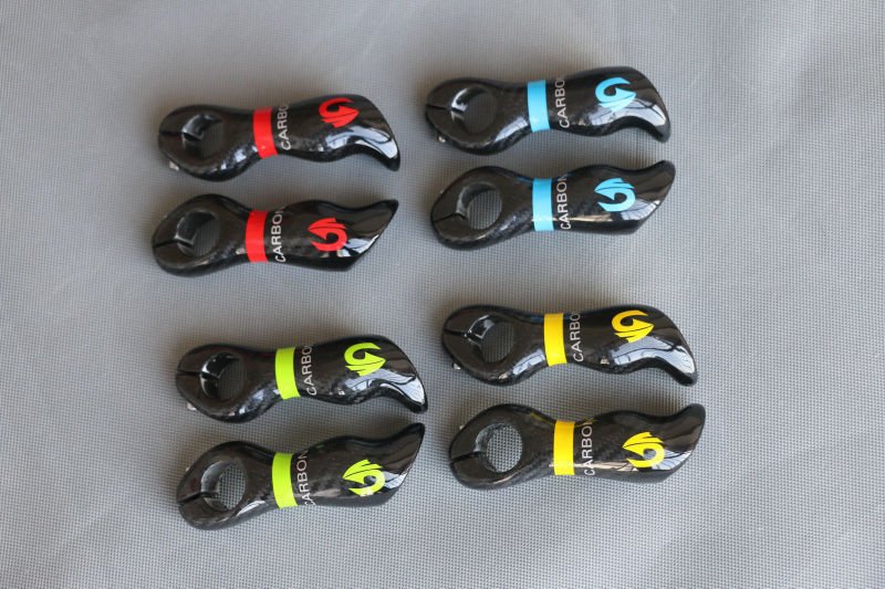 1Pair Cycling Mountain Bicycle Bike MTB full Carbon fiber Handlebar Bar End Grip