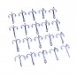 20pcs Treble Hooks High Carbon Steel Fishing Hooks Size 2/4/6/8/10# Tackle Box