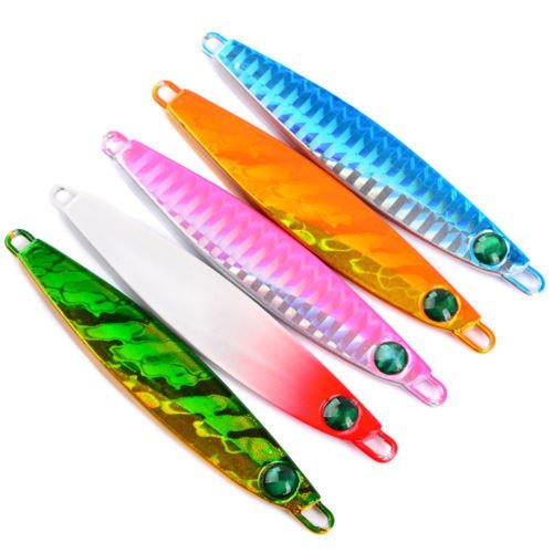 5pcs Micro Butterfly Knife Jigs 40g Slow Fishing Lures Tuna Snapper Jigging Jigs