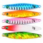 5pcs Micro Butterfly Knife Jigs 40g Slow Fishing Lures Tuna Snapper Jigging Jigs