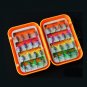 32pcs Assortment Trout Fly Fishing Flies Dry Nymph Buzzers Fly Fishing Box 2Type
