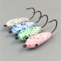 12pcs PET Fishing Jigs Hook Assorted Floating Round Head Jig Sharp Mustad Hook