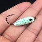 12pcs PET Fishing Jigs Hook Assorted Floating Round Head Jig Sharp Mustad Hook