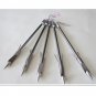 5X Stainless Steel Bow Fishing Slingshot Broadheads Arrowheads Tips Hunting Tool