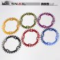 Bike Single Narrow Wide Round Oval Chainring Chain Ring BCD 104mm 32 34 36 38T