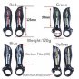 1pair 3K Carbon Fiber Bicycle Bar Ends Handlebar MTB Bike Ergonomic End Bar