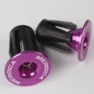 1Pair MTB Road Bike Aluminum Handlebar Grips Handle Bar Cap End 22~24mm Caliber