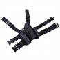 Tactical Right Hand Paddle & Leg Belt Hard Drop Leg Holster for Glock 17