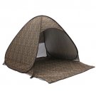 Leopard Beach Tent UV Protection Fully Sun Shade Quick Open Pop Up Beach Awning