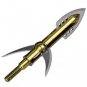 6pk x Gold Hunting Archery Arrowheads Broadheads Points 100Grain Fishing TIps