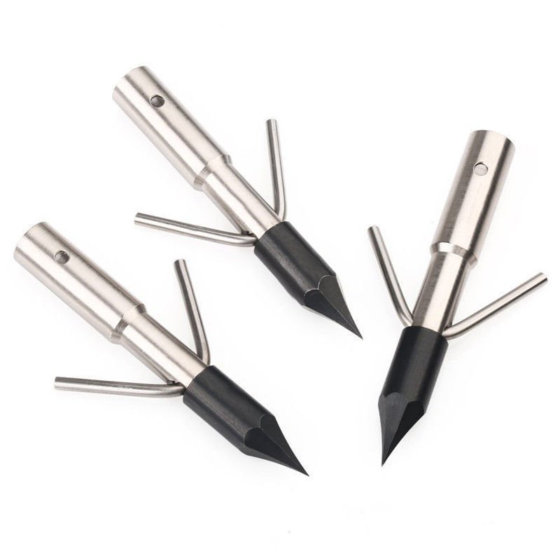 Hunting Arrow Broadheads Fishing Barbed Gig Heads 260 Grain Archery