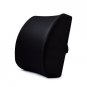 Black Home Office Chair Car Seat Lumbar Back Support Cushion Memory Foam Pillow