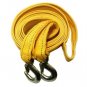 4M 3 Tons Car Emergency Tow Cable Heavy Duty Towing Pull Rope Strap With Hooks