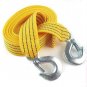 4M 3 Tons Car Emergency Tow Cable Heavy Duty Towing Pull Rope Strap With Hooks