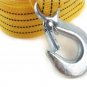 4M 3 Tons Car Emergency Tow Cable Heavy Duty Towing Pull Rope Strap With Hooks