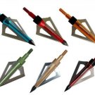 5pcs 3 Blades Broadhead 2.8 Inch 125 Grain Hunting Points with Screw Thread