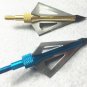 5pcs 3 Blades Broadhead 2.8 Inch 125 Grain Hunting Points with Screw Thread