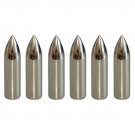 24pcs Field points Glue on Tips 80 grains Practice Broadheads for Carbon Arrows