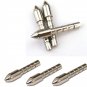 12pcs 100Grains Archery Arrowhead Insert Bullet point for ID 4.2mm OD6.0mm arrow