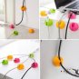 12 x Cable Clips w/ Back Adhesive Cord Management Organizer Desktop Cable Holder