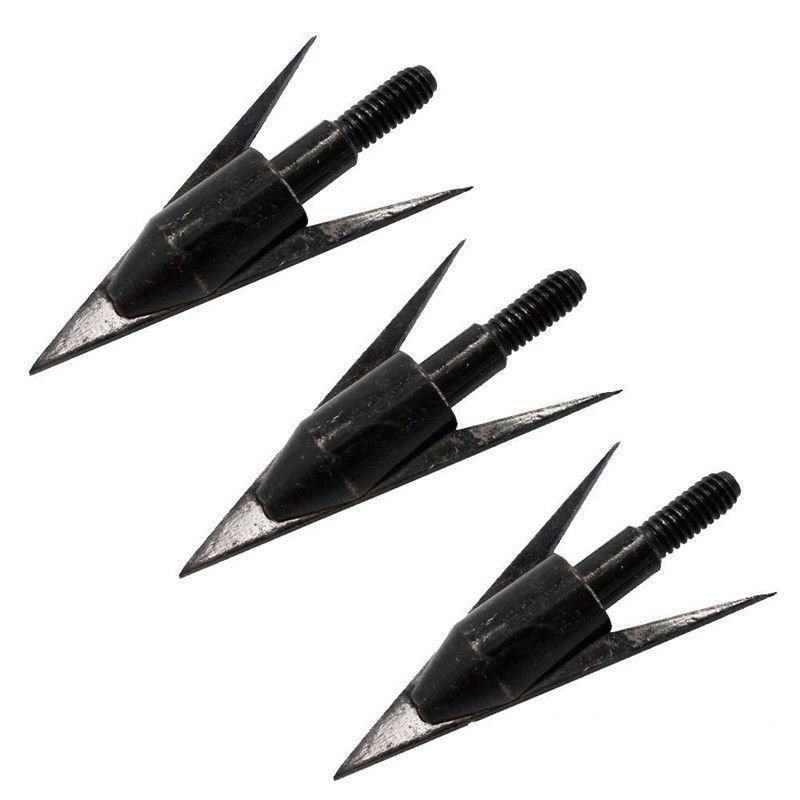 6PCS Fishing Barbed Broadhead 150 Grain Hunting Big Fish Shooting Arrow