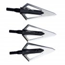 3PK 4 Leaf Blade Archery Broadheads for Archery Hunting Arrow Head 100Grain