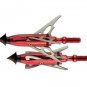 3pcs 3Blade Broadhead Archery Arrow Points Tips Hunting Shooiting Heads 100 Gr.
