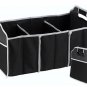 3 In 1 Car Boot Organiser Foldable Shopping Tidy & Cool Thermo Bag With Pockets