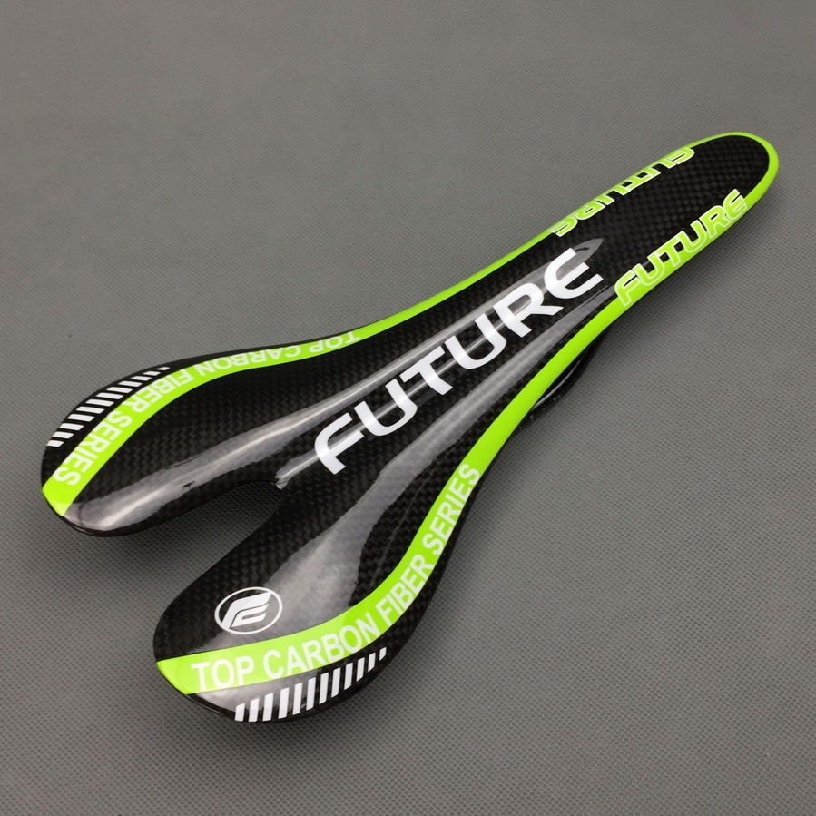 FUTURE Carbon Fiber 3K MTB Mountain Bike road Bicycle Racing Seat Saddle Cushion