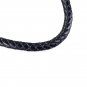 Black Pet Dog Leather 4ft Leash Pet Chain Rope W/Spring for Medium Big Dogs New