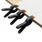 20pcs/pack 3'' Heavy Duty Plastic Spring Clamps Tips Tool Clip 1.4"Jaw Opening