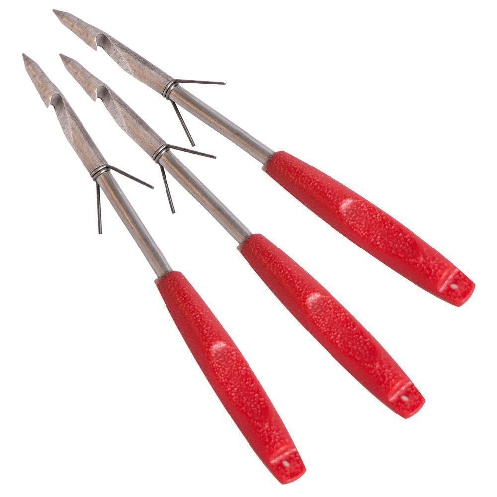 3 PCS Catapult Archery Broadheads Fishing Slingshot Bow Arrowhead Hunting Shot