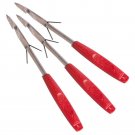 3 PCS Catapult Archery Broadheads Fishing Slingshot Bow Arrowhead Hunting Shot