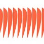 30pcs 2 inch Drip Vanes TPU Arrow Feather Fletching for Archery Compound Bow