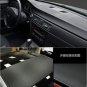 2pcs Carbon Fiber Vinyl Stickers Car Wrap Sheet Roll Film Sticker Decal 30x127cm