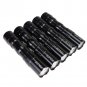 5Pcs Black Portable Ultra Bright 3W Police Waterproof LED Mini Flashlight Torch