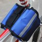 Sport Double-Saddle Bicycle Cycling Bike Frame Pannier Front Tube Bag Pouch Case
