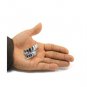 Custom Fit Silver Plated Hip Hop Teeth Grillz Caps Top & Bottom Grill Kit