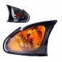 2 For BMW 02-05 E46 3-SERIES 4 Door Sedan Corner Turn Signal Lights Yellow Lens