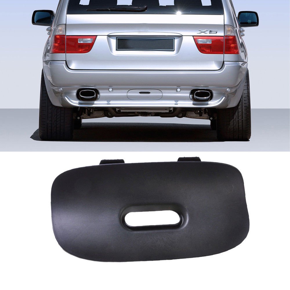 For BMW X5 E53 2000-2006 Rear Bumper Cover Flap Trailer Hitch Mount 51128402327