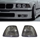 2 FOR 92-98 BMW E36 3-SERIES 4DR SEDAN/HATCHBACK EURO SMOKE CORNER LIGHTS