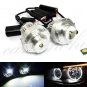 Pair For BMW E60 E61 LCI Facelift -Xenon White LED Angel Eyes 10W CREE XML Bulbs
