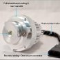 Pair For BMW E60 E61 LCI Facelift -Xenon White LED Angel Eyes 10W CREE XML Bulbs