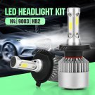 2X Philips H4 200W 23800LM HI-LO Beam COB LED Headlight Bulbs HB2 9003 6500K KIT