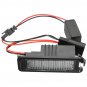 2 pcs LED Number License Plate Light Lamp For VW GOLF MK4 MK5 Seat Error Free