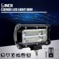 72W 5'' Spot LED Light Work Bar Lamp Driving Fog Offroad SUV 4WD Car Boat Truck