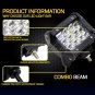 4x 4inch 36W Spot Led Work Ligh Driving Fog Pickup Truck Offroad  ATV UTE Jeep