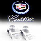 2x Cadillac Cree LED Projector Lamp Ghost Shadow Door Welcome Courtesy Light
