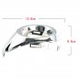 Pair Chrome Front Fog Light Lamp Cover Bezels Trim For Ford Focus 2012-2014