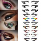 Hallowmas Waterproof Temporary Eye Tattoo stickers Eyeshadow Eyeliner Stickers
